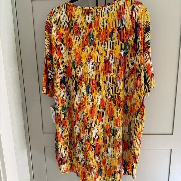 LuLaRoe Irma (Multicolor Abstract Tunic Top) - Picture 2 of 4